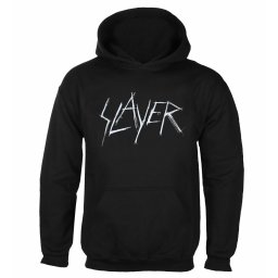 mikina pánská Slayer - Scratchy - Logo - BLACK - ROCK OFF - SLAYHOOD79MB
