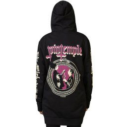 mikina unisex KILLSTAR X TWIN TEMPLE - Magic Circle - Black - KSRA009976