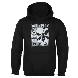mikina pánská Linkin Park - Logos Rectangle - ROCK OFF - LPHD18MB