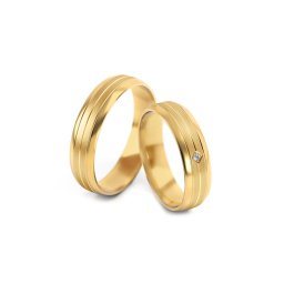 Snubní prstýnky s diamantem, šířka 5mm STOBR240Y