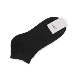 Bavlněné ponožky kotníkové unisex, barva 3 černá