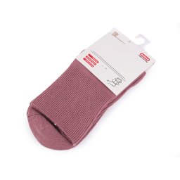 Dámské / dívčí bavlněné ponožky se zdravotním lemem, barva 2 lila