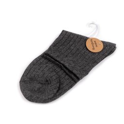 Bavlněné ponožky unisex, barva 5 šedá tmavá