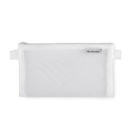 Síťované pouzdro 20x12 cm, barva 1 bílá