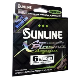 SUNLINE šňůra XPlasma Asegai 150m/6 Lbs - LGR