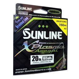 SUNLINE šňůra XPlasma Asegai 150m/20 Lbs - LGR
