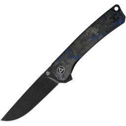 QSP nůž zavírací OSPREY hladké ostří G10/CF ČERNÝ/MODRÝ