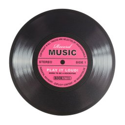 podložka pod myš Record Music - Pink - ROCKBITES - 101200