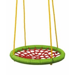 Woody Houpací kruh (průměr 83cm) - zeleno-červená