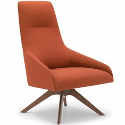 Andreu World designová křesla Alya Lounge Chair High Back 4 Star Wood