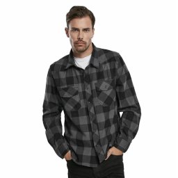 košile pánská BRANDIT - Check - 4002-black/grey checked