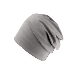 Bavlněná čepice / nákrčník unisex, barva 7 šedá perlová čepice