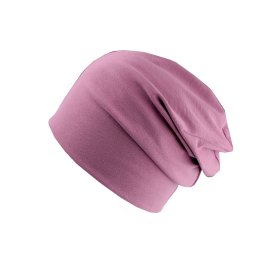 Bavlněná čepice / nákrčník unisex, barva 18 starorůžová čepice