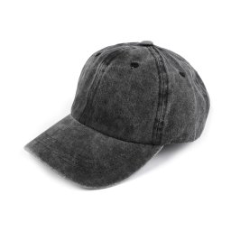 Bavlněná kšiltovka unisex, barva 1 šedá tmavá