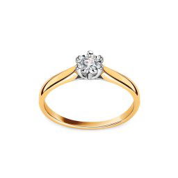 Okouzlující zásnubní prsten s diamantem Sun BSBR086B