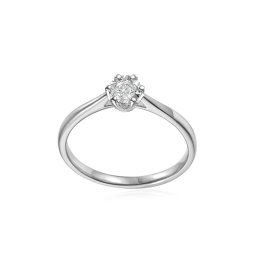 Tradiční zásnubní diamantový prsten Ali, 14K IZBR707A