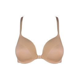 DKNY vyzužená hladká podprsenka 65F béžová