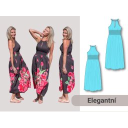 Střih Zdena dámské šaty 170 cm