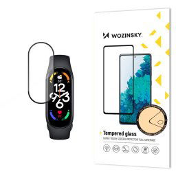 Wozinsky Full Glue tvrzené sklo Xiaomi Mi Band 7, černé