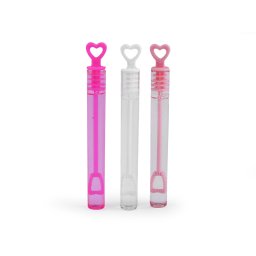Svatební bublifuk gelový - srdce, barva (4-5 ml) mix
