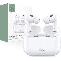 Bezdrátová sluchátka Tech-Protect UltraBoost TWS Earphone Pro TW01 - Bílá
