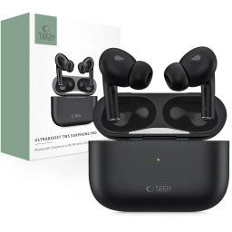 Bezdrátová sluchátka Tech-Protect UltraBoost TWS Earphone Pro TW01 - Černá