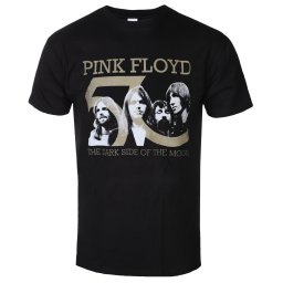 tričko pánské Pink Floyd - Band Photo & 50th Logo - ROCK OFF - PFTEE167MB