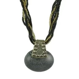 Gaira® Náhrdelník Tenochtitlan 31202, Barva černá