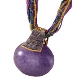 Gaira® Náhrdelník Tenochtitlan 31202, Barva fialová