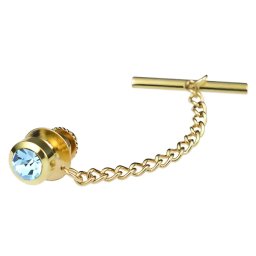 Gaira® Brož do kravaty 340062, Barva modrá