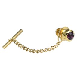 Gaira® Brož do kravaty 340062, Barva fialová