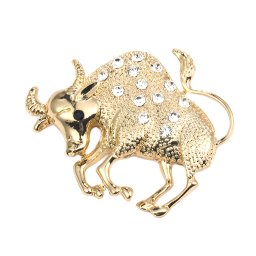 Gaira® Brož Zodiac 340023, Znamení zvěrokruhu Býk