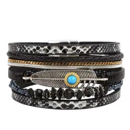 Gaira® Náramek Boho 3157, Barva černá