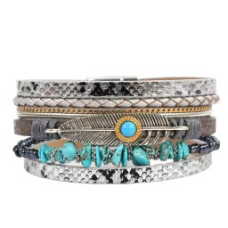 Gaira® Náramek Boho 3157, Barva šedá