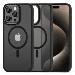 Pouzdro Tech-Protect MagMat 2 MagSafe iPhone 15 Pro - Matte Black