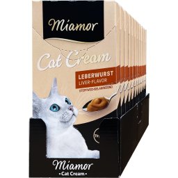 Miamor Cream s játrovou paštikou 6x15 g MULTIPACK - 11 krabiček