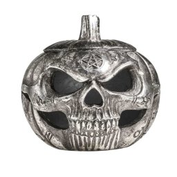 dekorace (krabička) ALCHEMY GOTHIC - Pumpkin Skull - V93