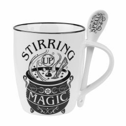 hrnek se lžičkou ALCHEMY GOTHIC - Stirring Up Magic - ALMUG22