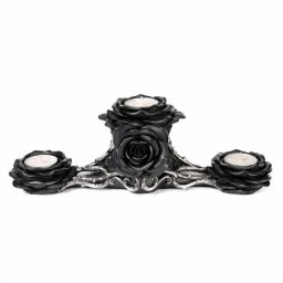 dekorace (svícen) ALCHEMY GOTHIC - Triple Rose - V96