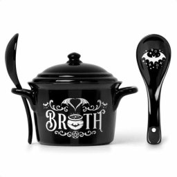 hrnek se lžičkou ALCHEMY GOTHIC - Bat Broth - MRB2