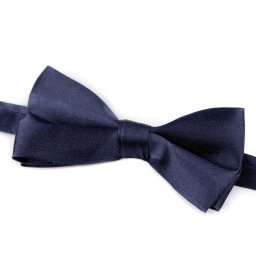 Malý saténový motýlek, barva 3 (B103) modrá tmavá