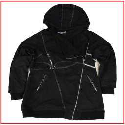 bunda dámská (kabátek) POIZEN INDUSTRIES - REAVER - BLACK - POŠKOZENÉ - MY681