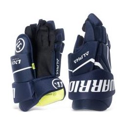 Hokejové rukavice Warrior Alpha LX2 Comp JR černá 12 palců = výška postavy 150-163cm
