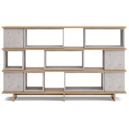 Lyon Beton designové komody Dice Bookcase 6M4L (šířka 229.5 cm)