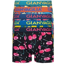 Carlos pánské vtipné boxerky GVT-5073 - 5bal XL vícebarevná