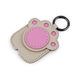 Přívěsek na batoh / klíče kapsička, barva 1 růžová tlapka