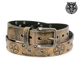 pásek Brown Baphomet eye - LSF2 06