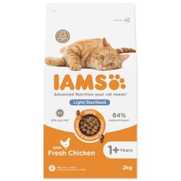 IAMS Cat Adult Light Sterilised Chicken 2 kg
