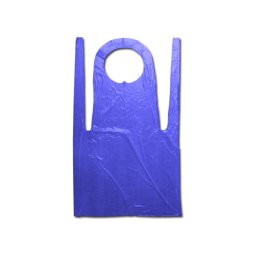 Jednorázová HDPE zástěra 1207M - 100ks modrá