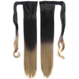 Girlshow Culík, cop s omotávkou rovný OMBRE - odstín Black T 16